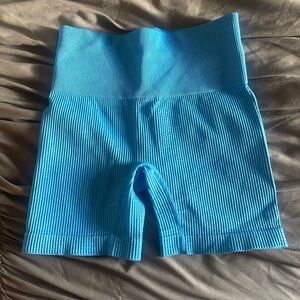 XS light blue biker shorts